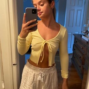 Cotton On Tie Front Top